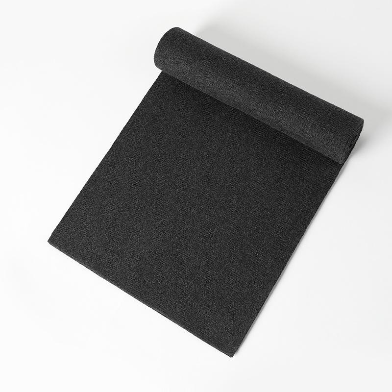 

Новый однотонный кашемировый шарф мужской весенний мужской мягкий теплый шерстяной шарф универсальный шарф можно 180cm темно-серого