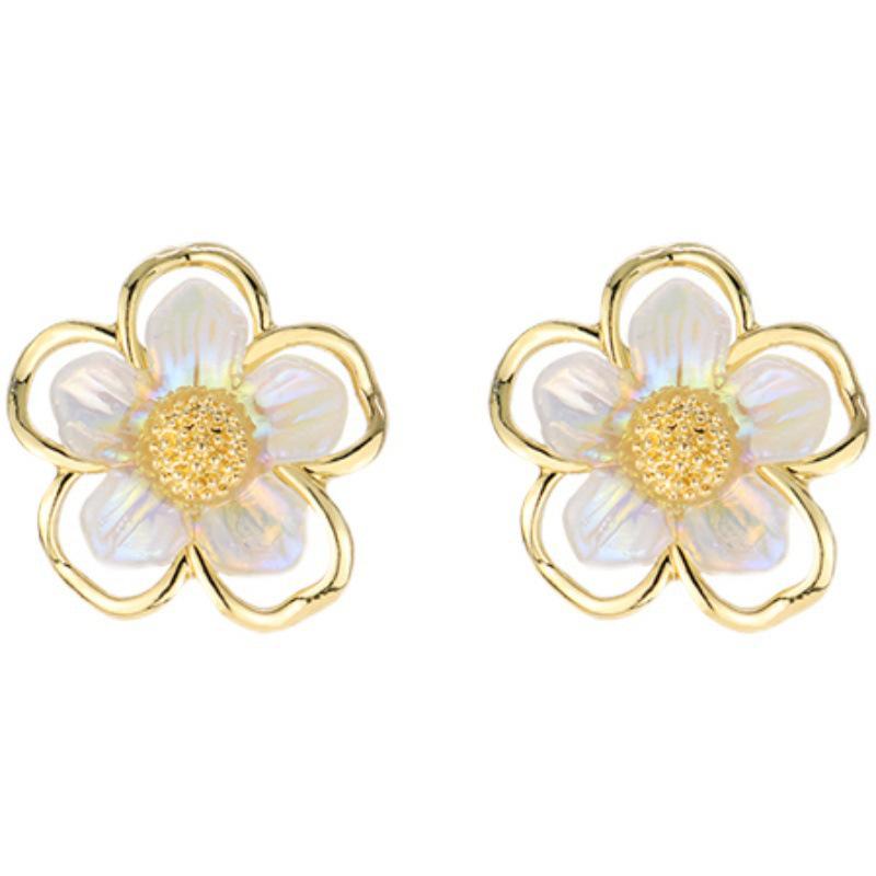 Elegante Süßwasserperlen-Ohrstecker für Damen - Trendig, Schlicht, Feenhafter Stil