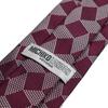 [Michiko London] Italian Fabric, Made In Japan. KOSHINO Brand Necktie, Small Pattern, 100% Silk. Perfect As a Gift. Unisex. (MKI-015-B Wine)