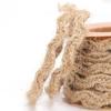 Home Decoration Handwork DIY Natural Rustic Jute Ribbons Braided String Hemp Rope Burlap Lace