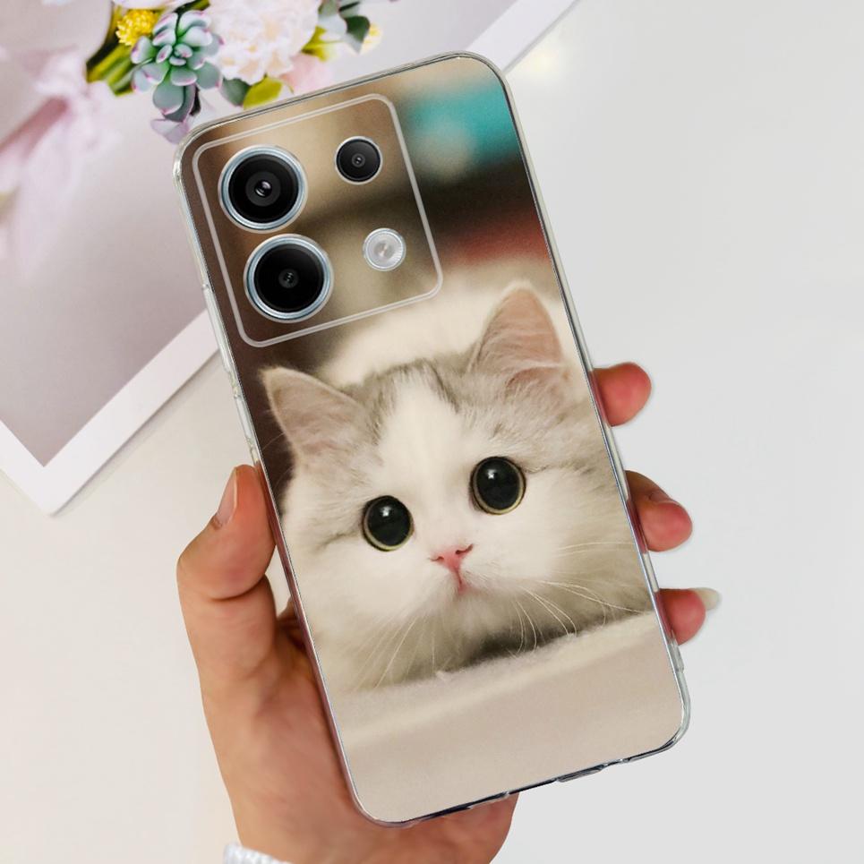 Transparent Cover For Fundas Xiaomi Poco X6 Pro 5G M6 Pro Case Lovely Luxury Colorful Butterfly Design Casing For Poco M6 Pro 5G