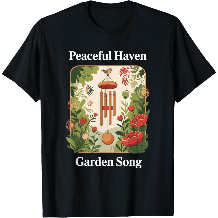 

Wind Chimes for Outdoor Sanctuary - Relaxation Seekers T-Shirt(1) XXXXXL чорний