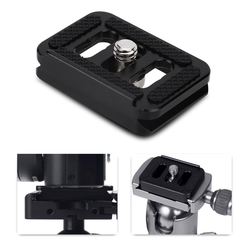Mini Portable Aluminium Alloy Quick Release Plate Camera Mount Tackle Photography Accessory