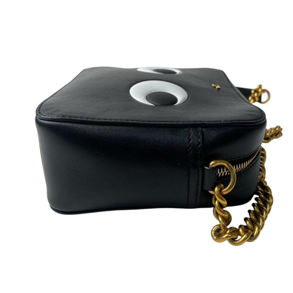 Used Anya HindmarchShoulder Bag black leather Women