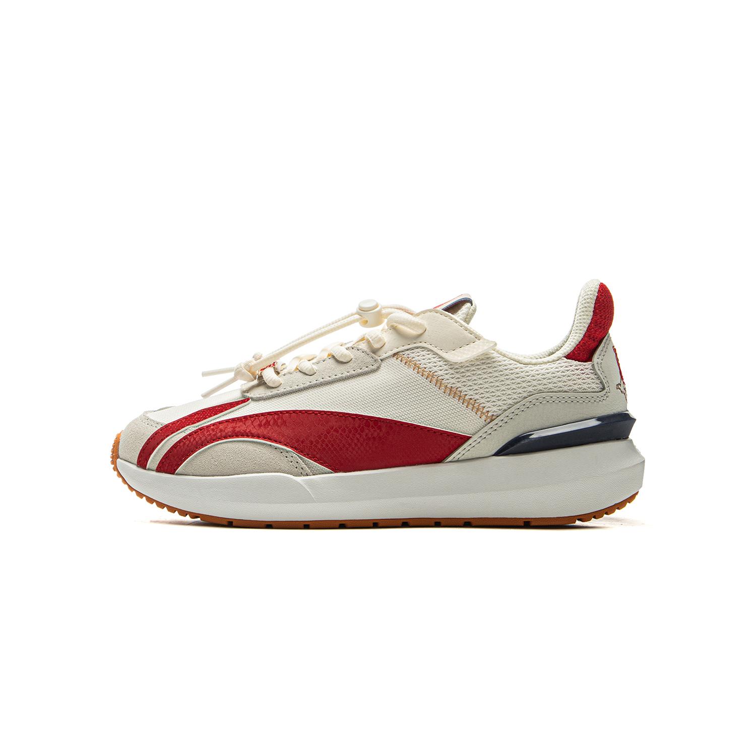 

Li Ning Детская спортивная серия Lifestyle Модные цветные блоки Амортизация Отскок Повседневные кроссовки Детские кроссовки YKCU084-13 38