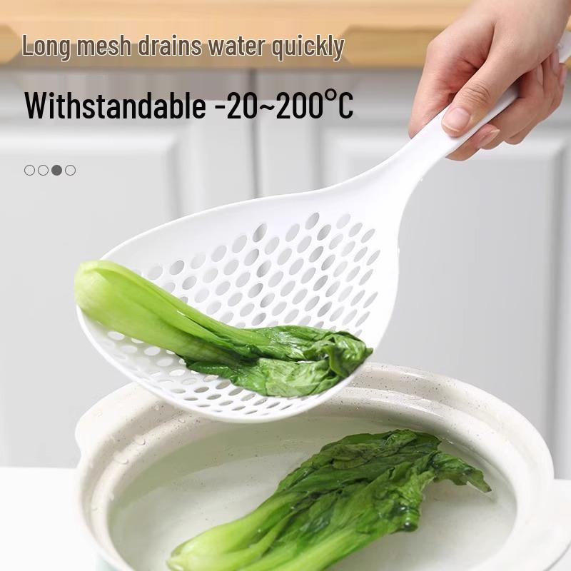 Japanese Style Heat-Resistant Large Plastic Noodle Colander Dumpling Drain Net