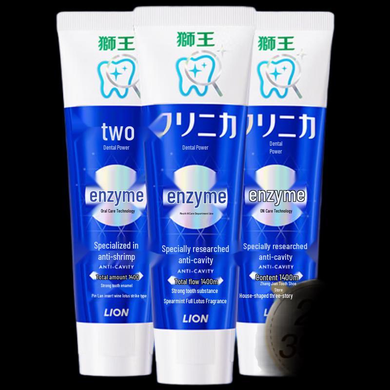 Lion Dentcheck Anti-Cavity Toothpaste - Spearmint (3-Pack)