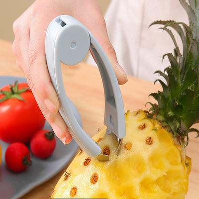 Ananas Klämma Ögonöppnare Rostfritt Stål Ananas Ögonöppnare Jordgubbsklämma Fröborttagare Skärverktyg Gudomligt Verktyg Hålgrävning