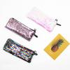 Glitter Two Mermaid Tone Pencil Case Earphone Data Cable Organizer Bag Students