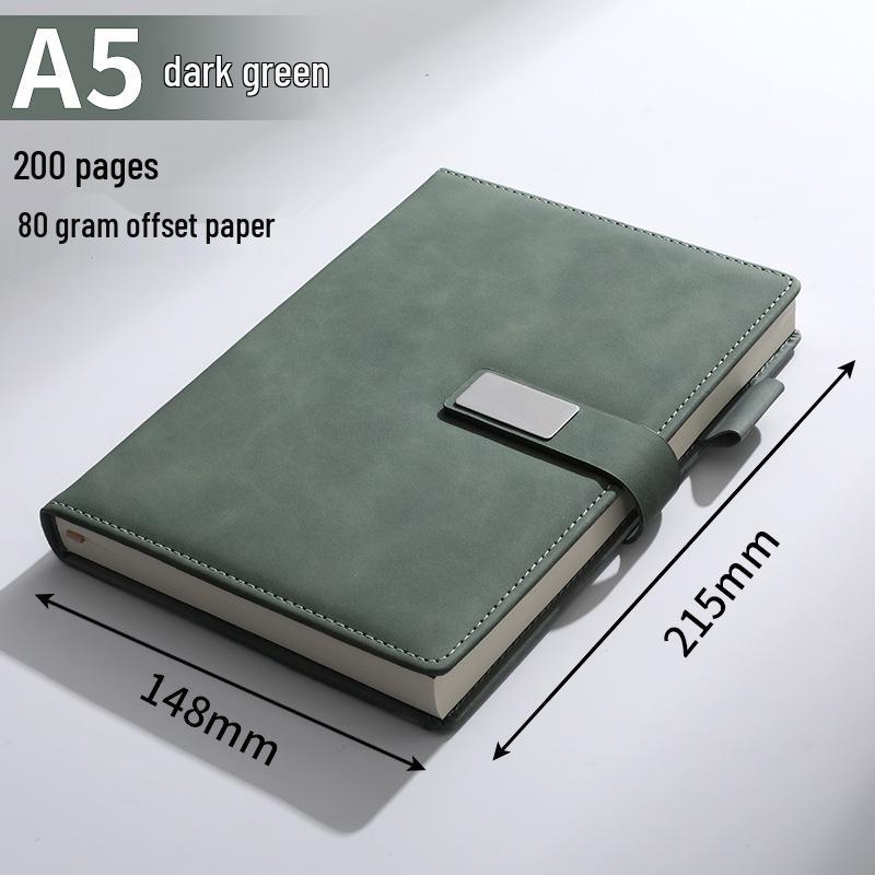 Custom B5 Notebook Gift Set with Thickened Cover, A5 Business Diary, and Logo Printing.