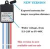 Wireless remote control switch-QI with 2 double-button remote control