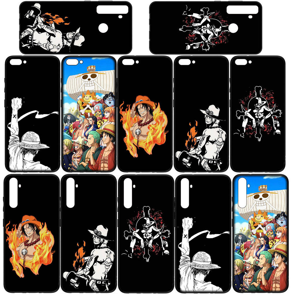 Cover for iPhone 16 15 Xiaomi Redmi Note 14 13 12 11 Pro Max X 8 9 16e Samsung Galaxy S25 S24 S23 Moto E15 OPPO Huawei One Piece Luffy Ace Phone Case