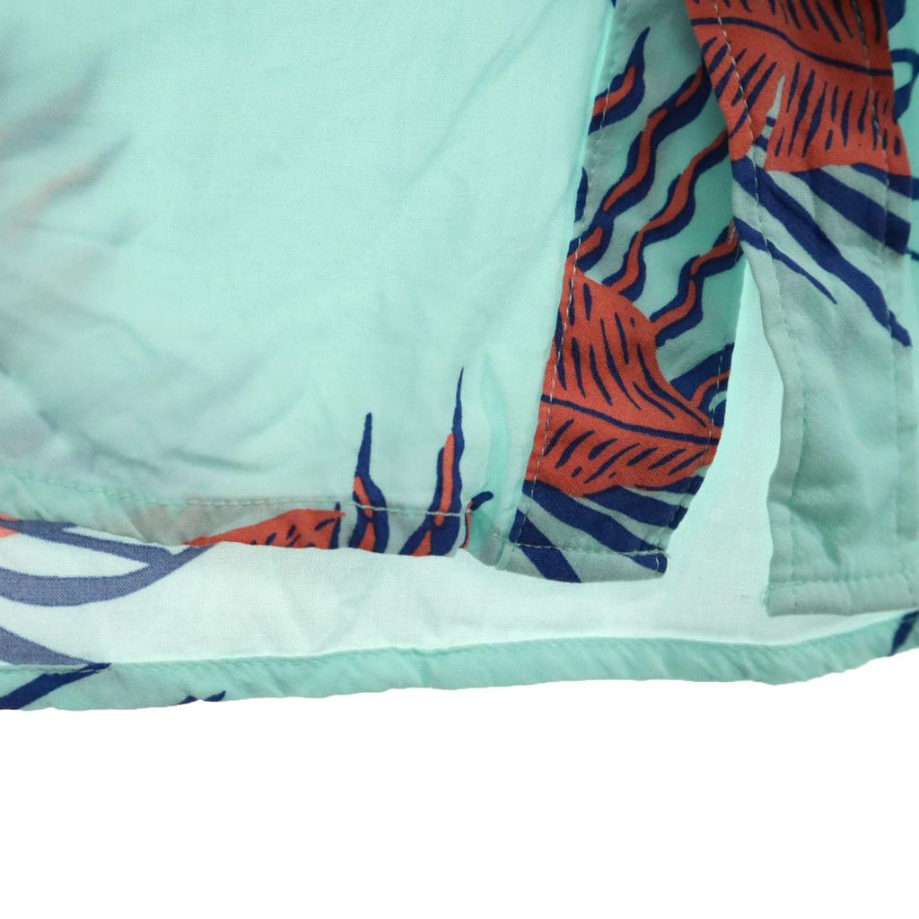 Güzellik ürünleri VOLCOM Deniz yosunu desenli Kısa kollu Aloha gömleği S Erkek Kullanılmış