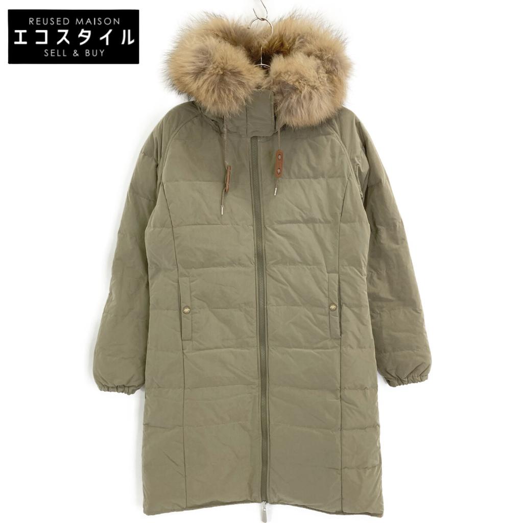 HUNTING WORLD [Внутренний обычный] 72JK62 меховая толстовка пуховик 42 хакиБ/у