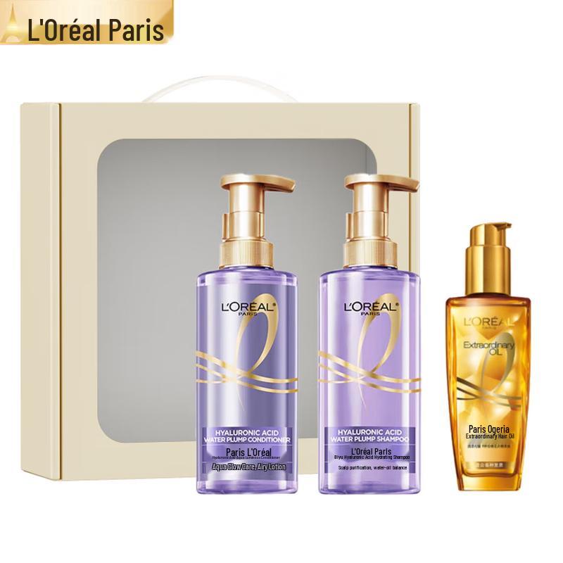 

L Oréal Hyaluronic Purple Ampoule Hair Care Set