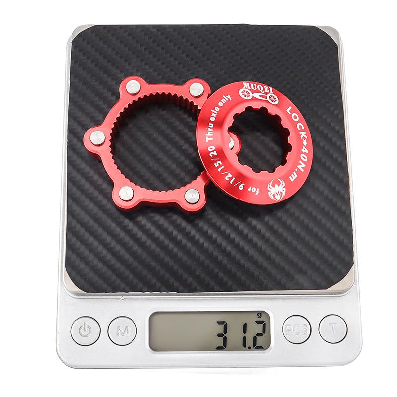 Bike Centerlock To 6-Hole Adapter Mountain Bike Hub Center Lock Conversion 6 Bolt Disc Brake Rotor Cycling Accessoires