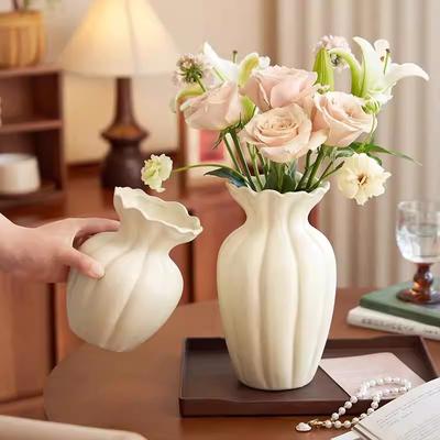 Plant Pots Table Decoration Ornaments Flower Arrangement Ceramic Vases Room Aesthetic Decor