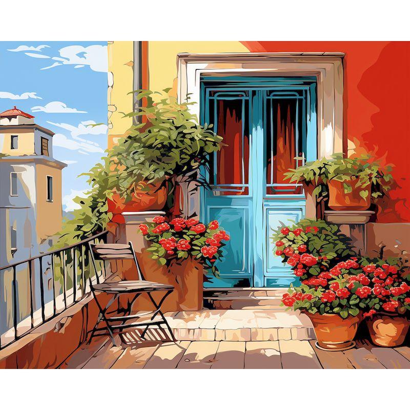 

GATYZTORY DIY Oil Painting By Numbers On Canvas Frameless Acrylic Coloring On Numbers Door Handpainted Wall Decor Gift For Adult 30x20cm no frame светло-зеленый