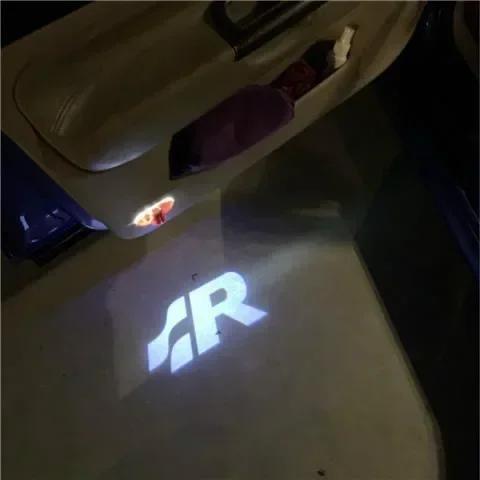 

4X LED Car Door Logo Projector Light Accessories for VW R Golf 5 6 7 GTI GTD GTE Touareg CC Passat B6 B7 B8 B9 C6 C7 C8 Tiguan Without wires 2PCS