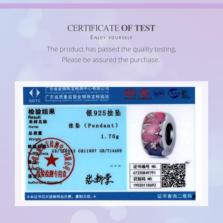 WOSTU Fantasy Series 925 Sterling Silber Einhorn-Charm, mystischer Herz-Anhänger, Planet, Regenbogen-Perlen, passend für Armbänder, Halsketten, DIY-Geschenk