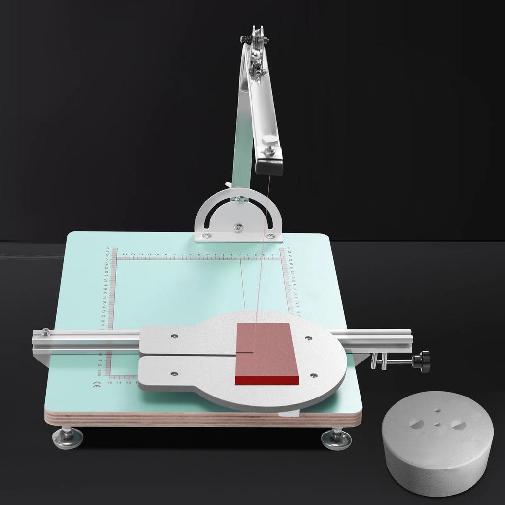 72W Foam Tabletop Cutting Machine Hot Wire Cutter Sponge Cutting Tool Kit 0-300°C Adjustable for Cutting, Forming