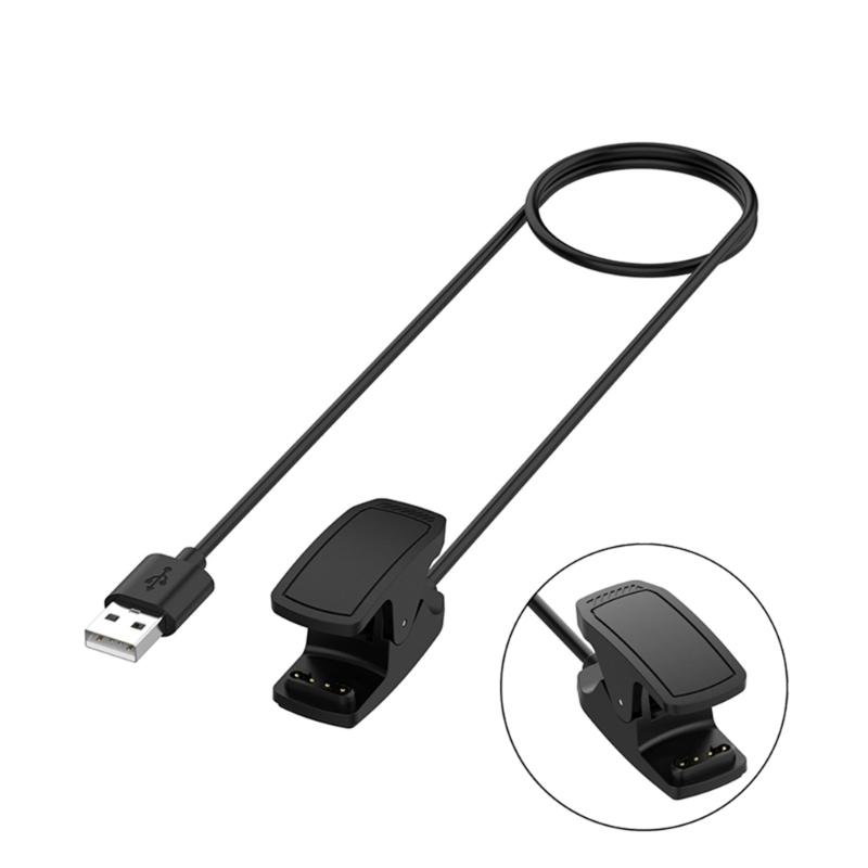 Clip On Smartwatch Charge Cable Charging Line Cord Rope Black for MK3i/MK3 Smartwatches Charger