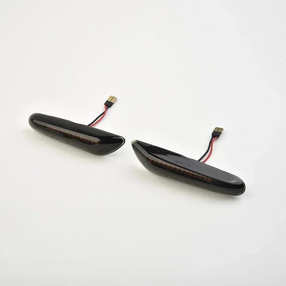2pcs Car LED Dynamic Side Marker Turn Signal Light Sequential Blinker Light For X3 E60 E46 E90 Waterproof Side Marker Lights