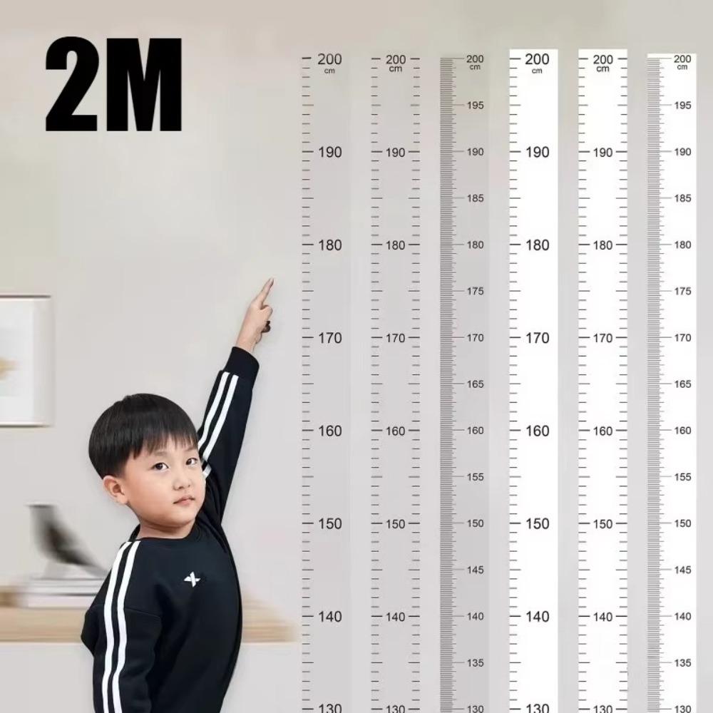 Waterproof Height Measurement Sticker Self-adhesive Growth Chart Sticker  Home Use