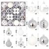 44Pcs 3/6CM Christmas Ball Christmas Tree Decoration Ornaments for Home Decor Halloween New Year Navidad Pendant Ball Accessory