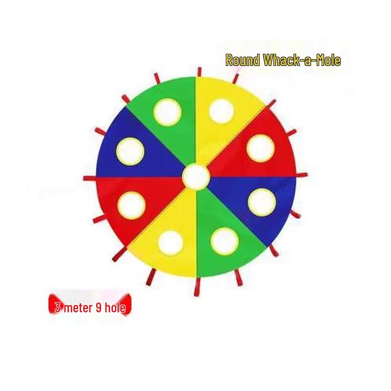 Whack-a-Mole Rainbow Umbrella Outdoor Game Set
