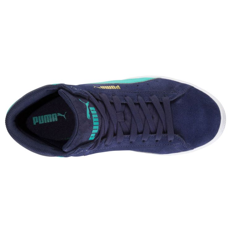 Puma Vikky Mid Durable Non-Slip Casual Sneakers Women Sneakers Blue 356716-03