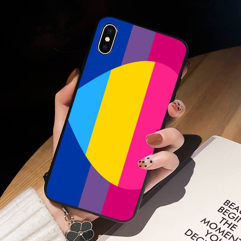 

Чехол для телефона RUICHI с бисексуальным флагом и рисунком для iPhone 11 12 Mini 13 Pro XS Max X 8 7 6s Plus 5 SE XR iPhone13