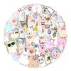 50 Cute Alpaca Creative Stickers Mobile Phone Computer Laptop Water Cup Refrigerator Stickers