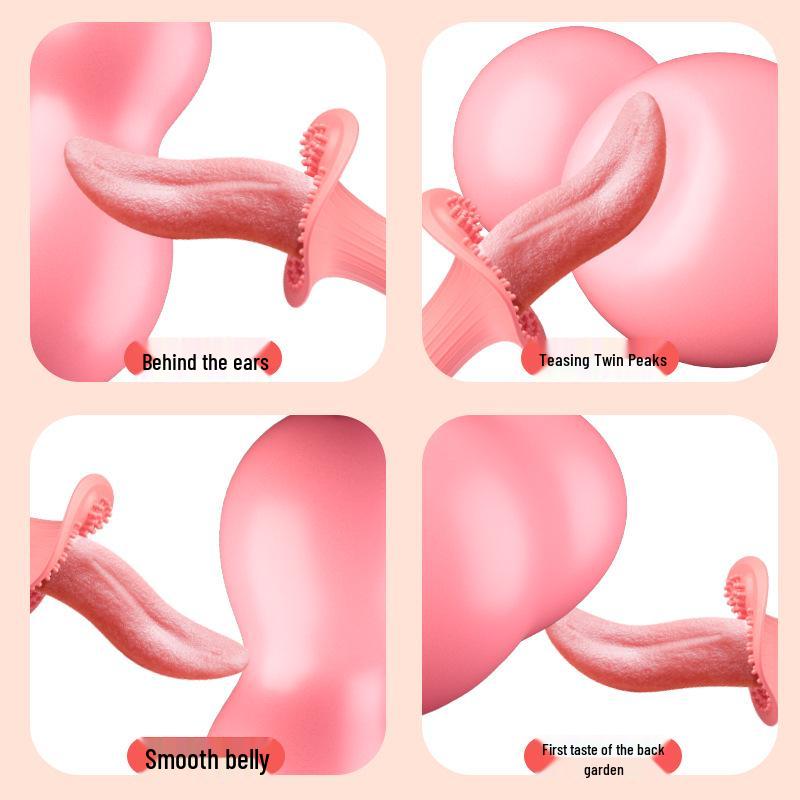 Telescopic Tongue Licking Vibrator – Adult Massager & Erotic Toy