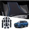 2025 Trax Door Slot Mat for Chevy Trax 2025 Accessories,Non-Slip Mats Cup Holder Inserts Interior Mats Center Console Liner Compatible with 2024 2025