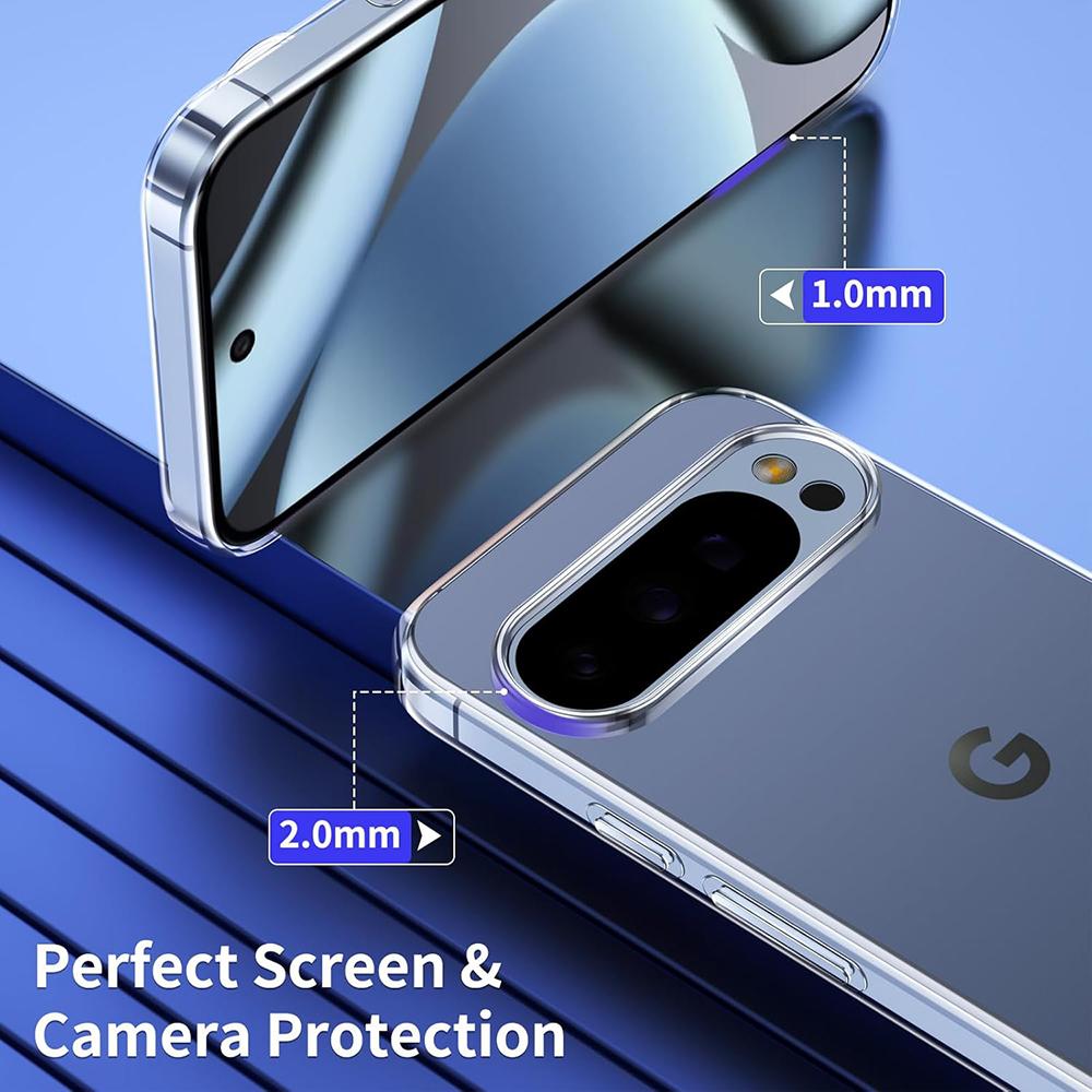 Ultra Thin Transparent Silicone Soft Case For Google Pixel 10 10A 9 9A ProXL 8 8A 7 7A 6 6A Pro XL Clear Slim Shell Cover Coque