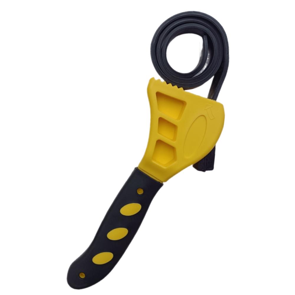 6/8 Inch Strap Spanner Puller Multifunctional Belt Wrench Tools Belt Wrench Oil Filter Puller for Water Filter Plumbing Sink