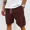 Europäisch-Amerikanische Herren Retro Cord Kordelzug Shorts - Sommer Lässig Sport Style