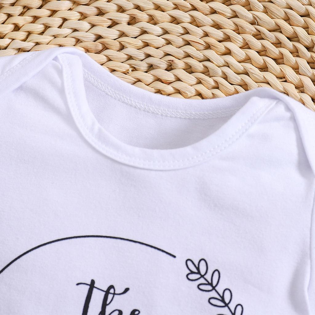 1-18 Monate Neugeborenes Baby Baumwoll-Body "The Little Embry That Could" Druck Kurzarm Jumpsuit