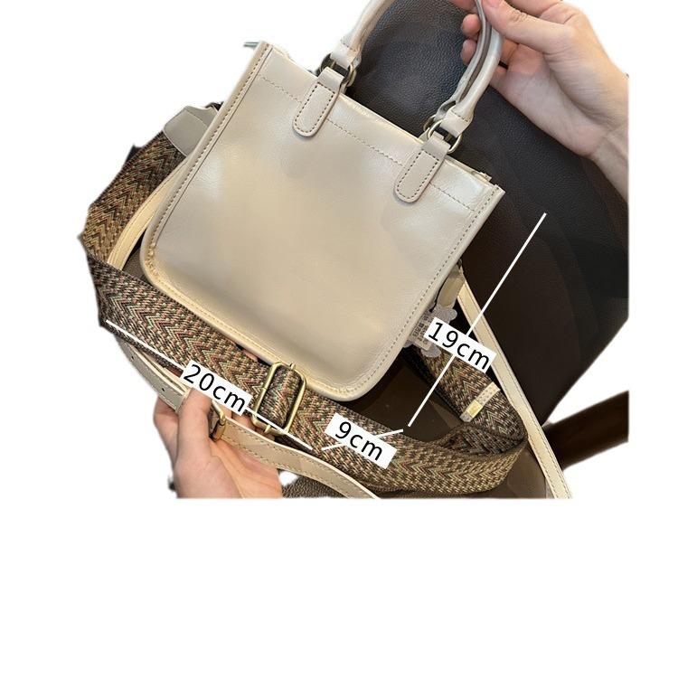 Small Bag Women's Commuter Tote Bag New Shoulder Messenger Bag Square Portable Women's Bag