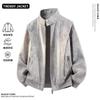 Leather Jacket Men's Autumn New PU Leather Jacket Middle-aged Men's Thin Large Size Leather Jacket Casual Leather Jacket