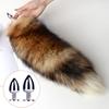 Anal Plug with Real Fox Tail for Woman Separable Cosplay Butt Plug Anal Adult Products Masturbator Man Female Couples Sex Toys