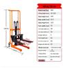 Compact Lightweight Electric Manual Hydraulic Forklift with Foldable Stacker