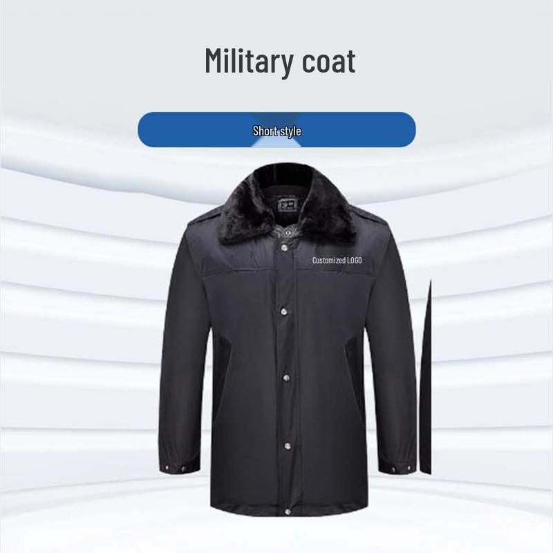 Bu Zheng Si Short Army Overcoat