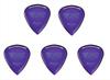 [Set of 5] Ibanez JTC1R-AMTPurple Guitar Picks, 2.5mm, Made of New Tritan Material, Highly Abrasion-Resistant Rubber Grip, Non-Slip