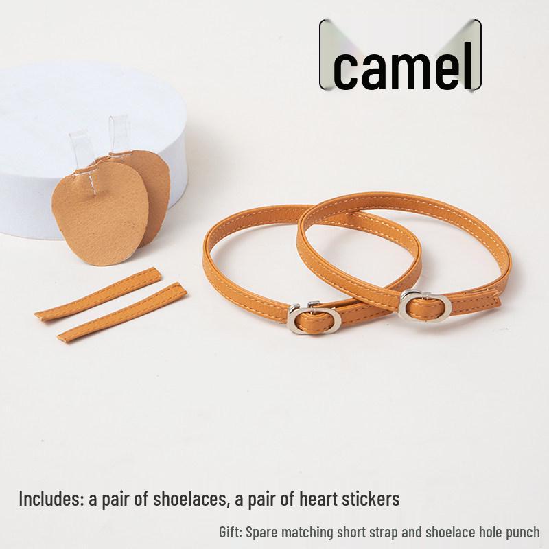 Non-Slip High Heel Strap with Suede Matte Finish - Secure Tie-Up Buckle Design