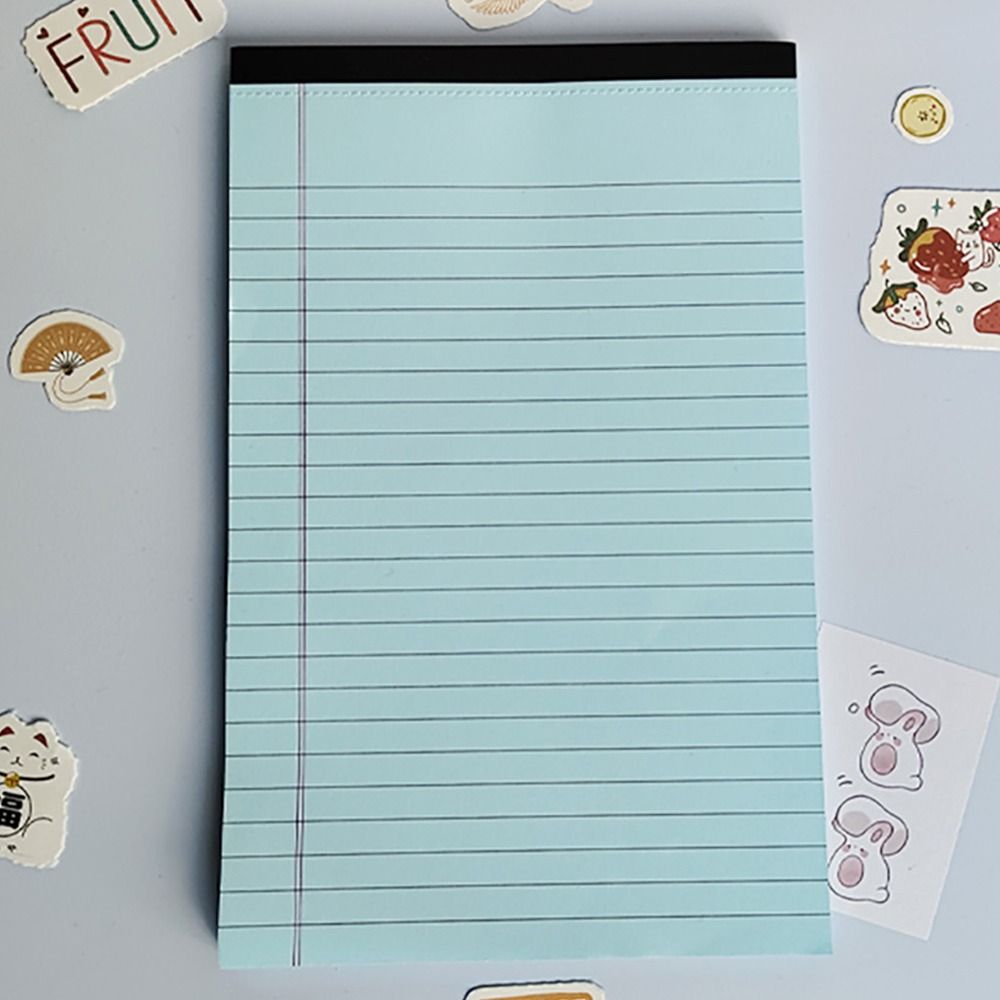 New Durable Portable High Quality Thicken A5/A4 Notebook 50Sheets Tearable Legal Pad Memo Pad School Office