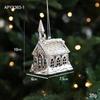 Silver Irregular Electroplated Christmas Tree Ornaments - Glossy Plastic Pendants In Stock