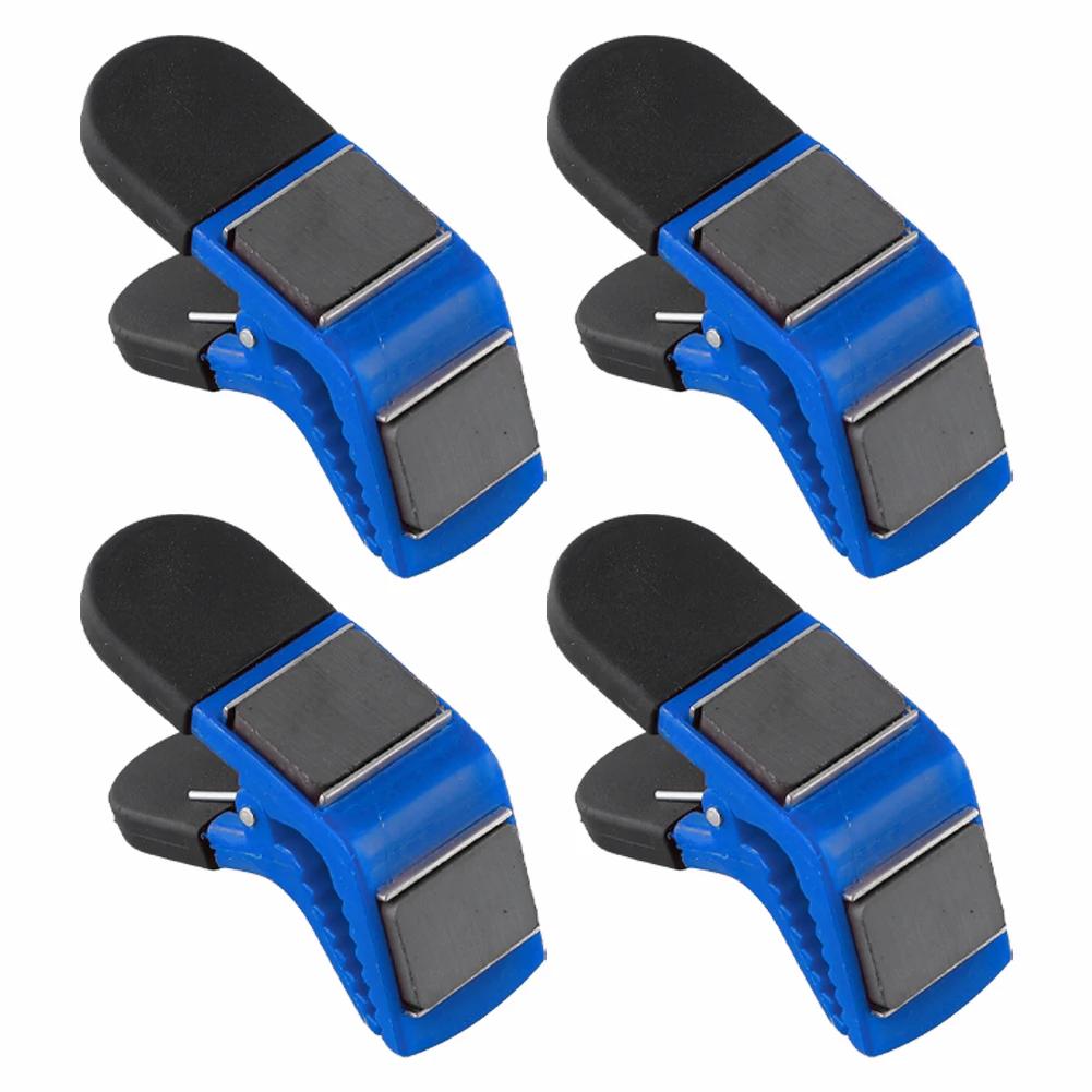4pcs Holder Clips Magnetic Paint Brush Holder Tin Opener Carpenter Painter Construction Tool Paint Tools Parts Accessories