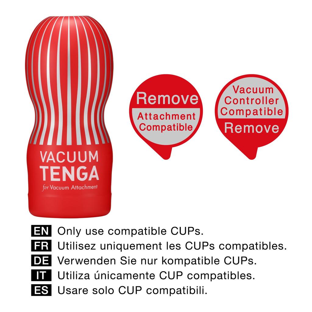 TENGA Vacuum Max Controller 2 Cup Suction Charging Type Easy Button Operation &